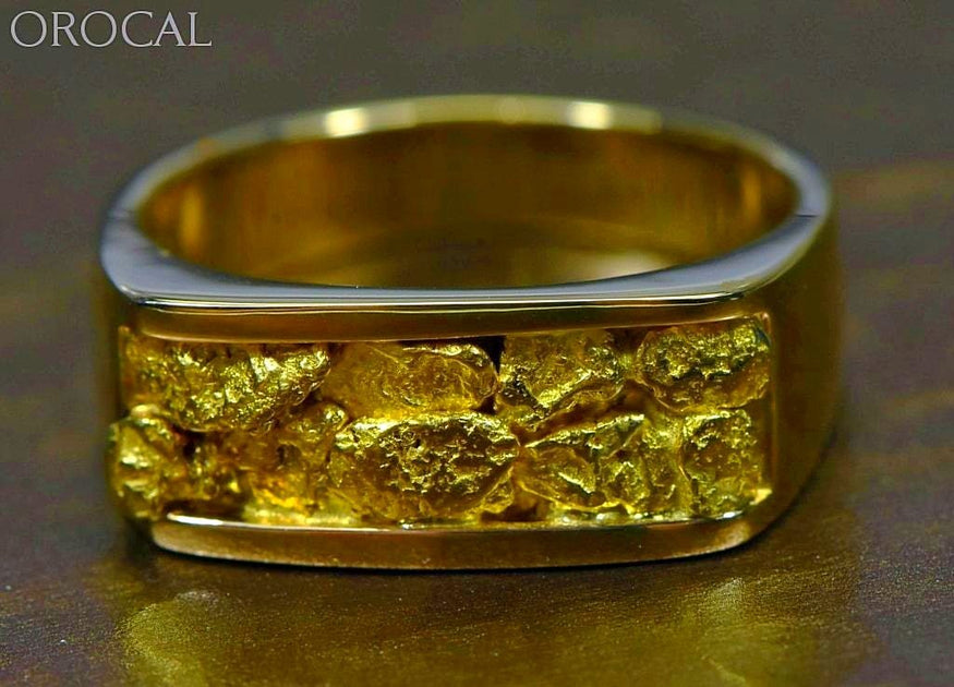 Gold Nugget Men's Ring