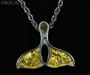 Gold Nugget Pendant Whales Tail - Sterling Silver Special Pwt26Nssx Hand Made Jewelry Specials
