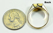 Gold Nugget Mens Ring Orocal Rm164 Genuine Hand Crafted Jewelry - 14K Casting