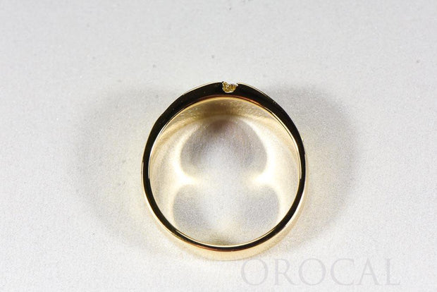 Gold Quartz Ring "Orocal" RMDL58SD9NQ Genuine Hand Crafted Jewelry - 14K Gold Casting