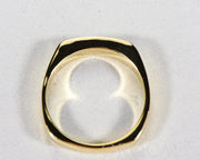 Gold Quartz Ring "Orocal" RM902Q Genuine Hand Crafted Jewelry - 14K Gold Casting