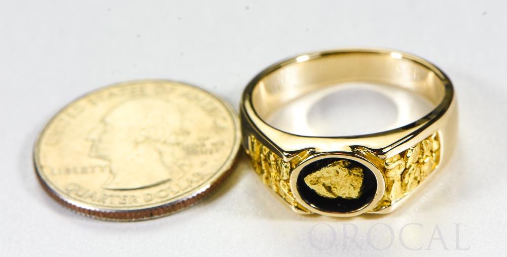 Gold Nugget Men's Ring 