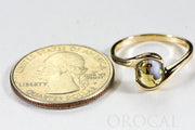 Gold Quartz Ladies Ring "Orocal" RL649Q Genuine Hand Crafted Jewelry - 14K Gold Casting