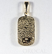 Gold Quartz Pendant "Orocal" PN851DQ Genuine Hand Crafted Jewelry - 14K Gold Yellow Gold Casting