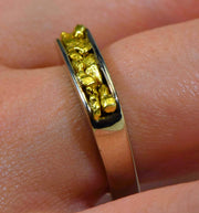 Gold Nugget Ladies Ring "Orocal" RL902NW Genuine Hand Crafted Jewelry - 14K Casting
