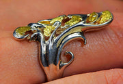 Gold Nugget Ladies Ring "Orocal" RL469NSS Genuine Hand Crafted Jewelry