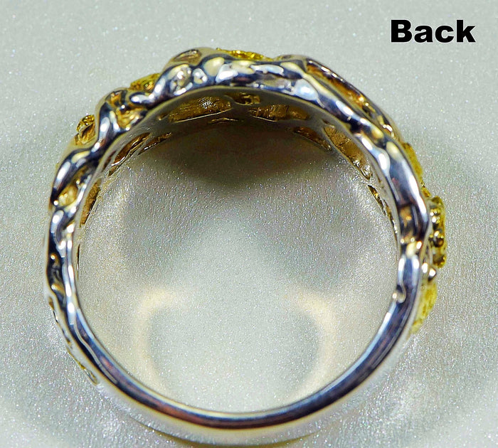 Gold Nugget Men's Ring 