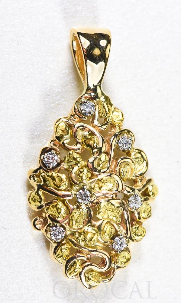 Solid 14k Yellow Gold Free Form Nugget Charm Pendant - 2.8 Grams, Unbranded But Certified