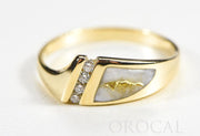 Gold Quartz Ladies Ring "Orocal" RL1058DQ Genuine Hand Crafted Jewelry - 14K Gold Casting