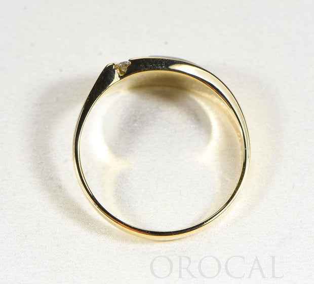 Gold Quartz Ladies Ring "Orocal" RL1058DQ Genuine Hand Crafted Jewelry - 14K Gold Casting