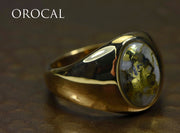 Gold Quartz Ring "Orocal" RM595XNQ Genuine Hand Crafted Jewelry - 14K Gold Casting
