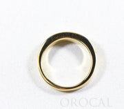 Gold Quartz Ring "Orocal" RL733NQ Genuine Hand Crafted Jewelry - 14K Gold Casting
