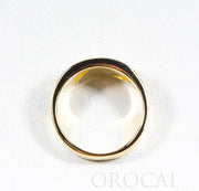 Gold Quartz Ring "Orocal" RL968D18NQ Genuine Hand Crafted Jewelry - 14K Gold Casting