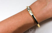 Gold Quartz Bracelet "Orocal" BBDL147DQ Genuine Hand Crafted Jewelry - 14K Gold Casting