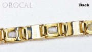 Gold Quartz Bracelet "Orocal" B8MM7N7Q Genuine Hand Crafted Jewelry - 14K Gold Casting