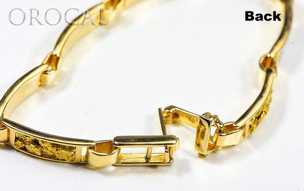 Gold Quartz Bracelet "Orocal" B5.5MMOLQ Genuine Hand Crafted Jewelry - 14K Gold Casting
