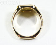 Gold Quartz Ring "Orocal" RM760Q Genuine Hand Crafted Jewelry - 14K Gold Casting