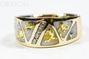 Gold Quartz Ring "Orocal" RM883D20Q Genuine Hand Crafted Jewelry - 14K Gold Casting