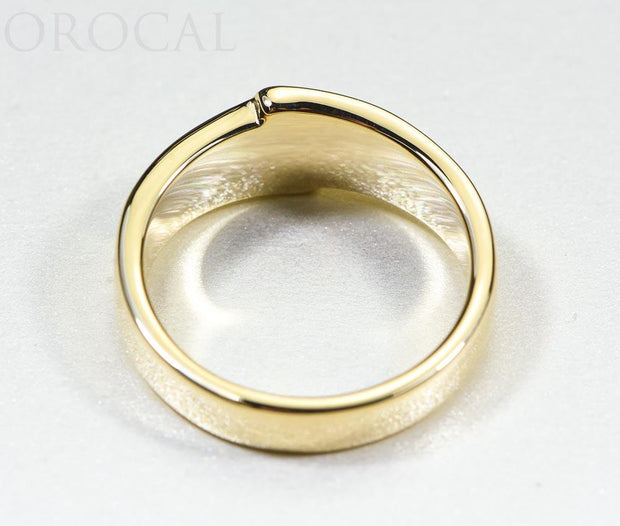 Gold Quartz Ring "Orocal" RM882D8Q Genuine Hand Crafted Jewelry - 14K Gold Casting