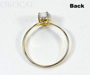 Gold Quartz Ladies Ring "Orocal" RL645Q Genuine Hand Crafted Jewelry - 14K Gold Casting