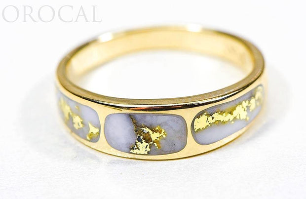 Gold Quartz Ladies Ring "Orocal" RL653Q Genuine Hand Crafted Jewelry - 14K Gold Casting