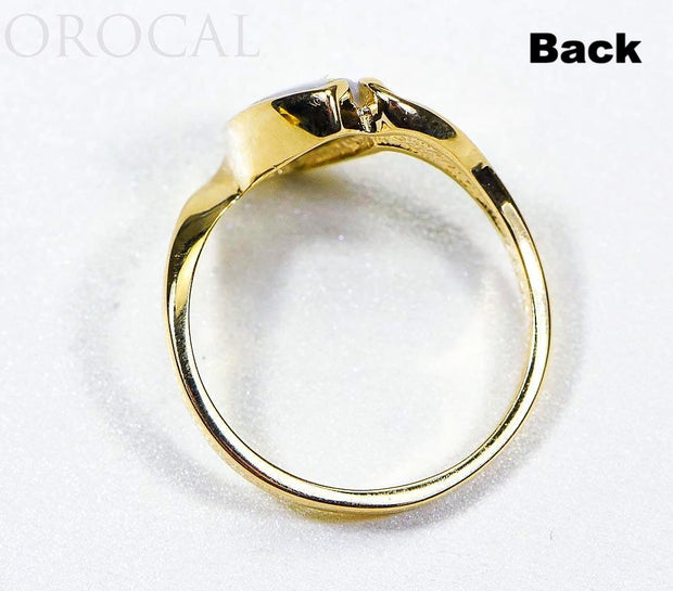 Gold Quartz Ladies Ring "Orocal" RL972Q Genuine Hand Crafted Jewelry - 14K Gold Casting