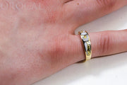Gold Quartz Ladies Ring "Orocal" RL653Q Genuine Hand Crafted Jewelry - 14K Gold Casting