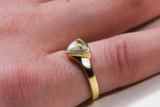 Gold Quartz Ladies Ring "Orocal" RLL1326Q Genuine Hand Crafted Jewelry - 14K Gold Casting