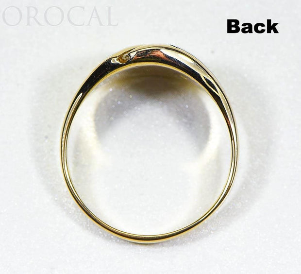 Gold Quartz Ladies Ring "Orocal" RL1071DQ Genuine Hand Crafted Jewelry - 14K Gold Casting