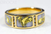 Gold Quartz Ladies Ring "Orocal" RL732D12Q Genuine Hand Crafted Jewelry - 14K Gold Casting