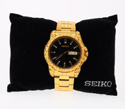 Seiko Gold Nugget Overlay Watch by Orocal