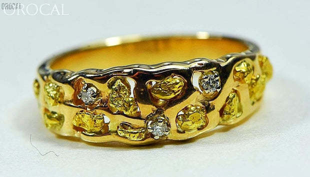 Gold Nugget Men's Ring