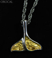 Gold Nugget Pendant Whales Tail - Sterling Silver Special Pdlwt113Nss Hand Made Jewelry Specials