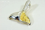 Gold Nugget Pendant Whales Tail - Sterling Silver Special Pdlwt13Nssx Hand Made Jewelry Specials