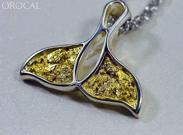Gold Nugget Pendant Whales Tail - Sterling Silver Special Pwt26Nssx Hand Made Jewelry Specials