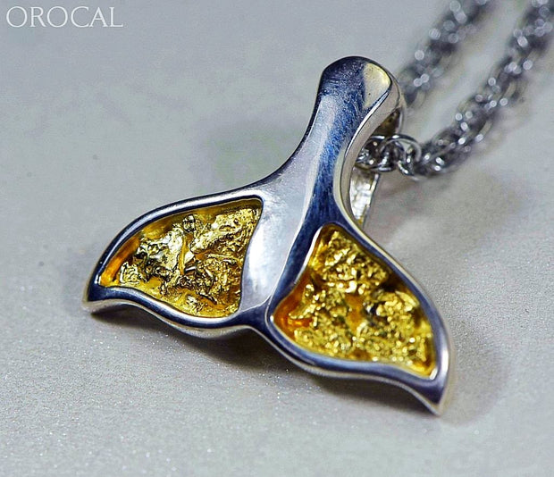 Gold Nugget Pendant Whales Tail - Sterling Silver Special Pwt32Nssx Hand Made Jewelry Specials