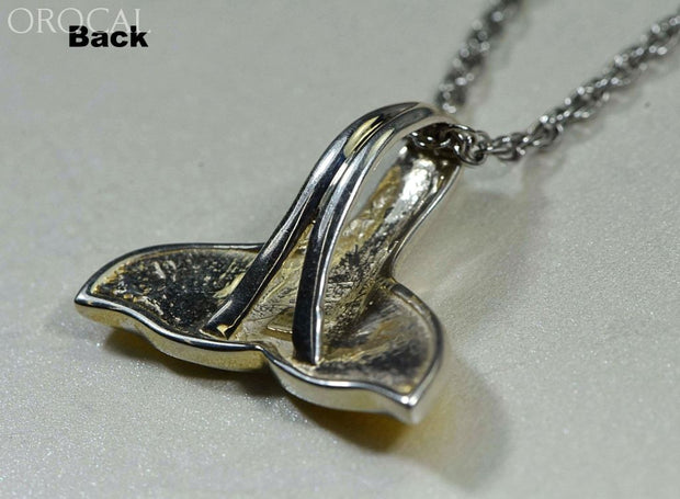 Gold Nugget Pendant Whales Tail - Sterling Silver Special Pwt34Nss Hand Made Jewelry Specials