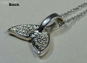 Gold Nugget Pendant Whales Tail - Sterling Silver Special Pwt35Nssx Hand Made Jewelry Specials