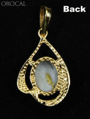 Gold Quartz Pendant Orocal Pn870Qx Genuine Hand Crafted Jewelry - 14K Yellow Casting