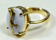 Gold Quartz Ring Orocal Rl1007Q Genuine Hand Crafted Jewelry - 14K Casting