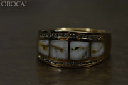 Gold Quartz Ring Orocal Rl1075Dq Genuine Hand Crafted Jewelry - 14K Casting