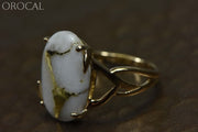 Gold Quartz Ring Orocal Rl1106Q Genuine Hand Crafted Jewelry - 14K Casting