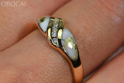 Gold Quartz Ring Orocal Rl612D10Q Genuine Hand Crafted Jewelry - 14K Casting