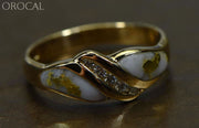 Gold Quartz Ring Orocal Rl612D10Q Genuine Hand Crafted Jewelry - 14K Casting