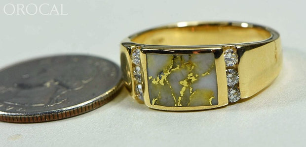 Gold Quartz Ring Orocal Rm1052D42Q Genuine Hand Crafted Jewelry - 14K Casting