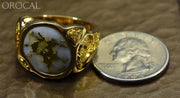 Gold Quartz Ring Orocal Rm518Q Genuine Hand Crafted Jewelry - 14K Casting