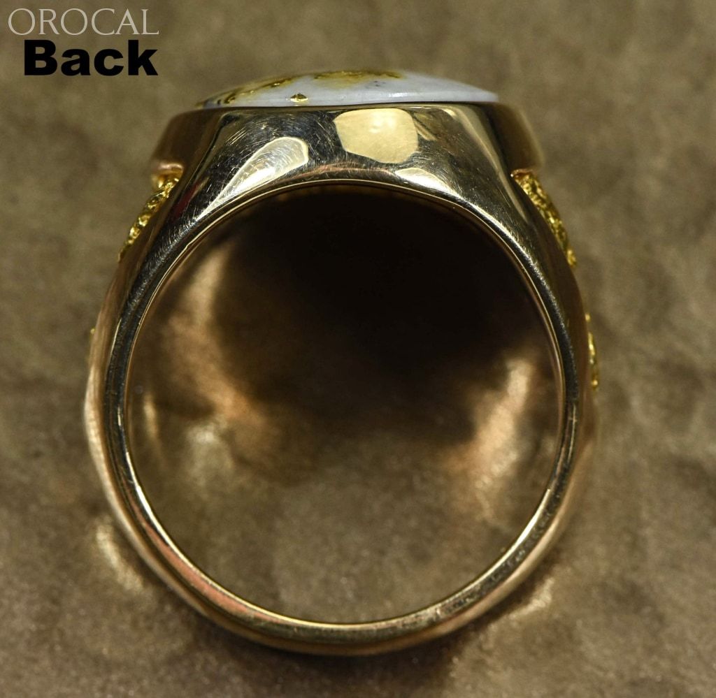Gold Quartz Ring 