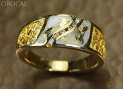 Gold Quartz Ring Orocal Rm731D14Nq Genuine Hand Crafted Jewelry - 14K Casting