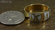 Gold Quartz Ring Orocal Rmdl58Sd9Q Genuine Hand Crafted Jewelry - 14K Casting